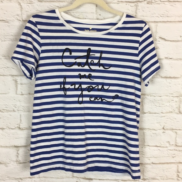 kate spade Tops - Kate Spade Catch me if you can T-shirt size Small